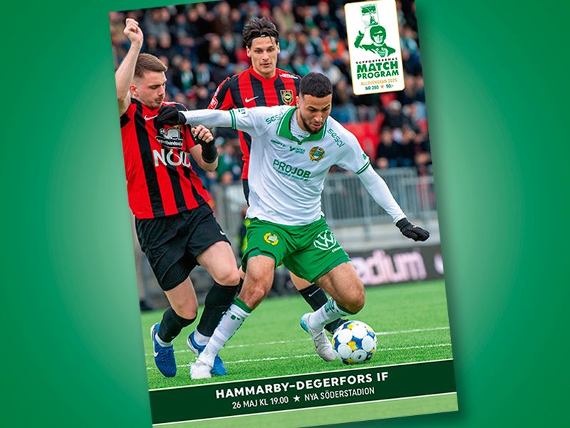 Abdo i vårens sista matchprogram