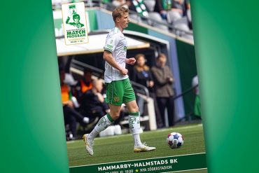 Omslag till Supportrarnas Matchprogram inför mötet Hammarby-Halmstad i Allsvenskan 2026.