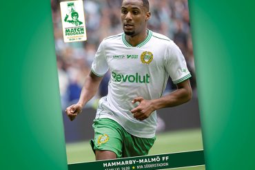 Omslag till Supportrarnas Matchprogram inför Hammarby-Malmö i Allsvenskan 2026.
