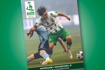Omslag till Supportrarnas Matchprogram inför mötet Hammarby-Degerfors i Allsvenskan 2026.